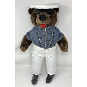 Large Bear Forces of America Patriot WEST POINT 1989 20” Plush Bear Army VTG